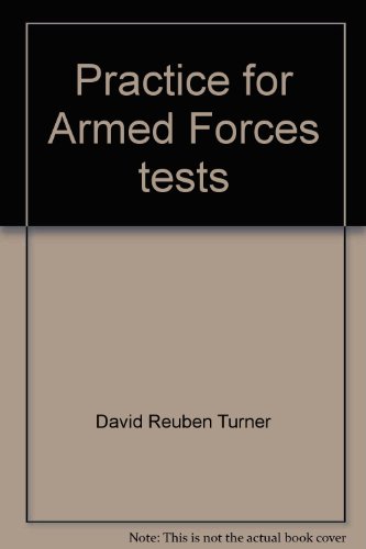 Beispielbild fr Practice for Armed Forces tests (The Arco self-tutor for high test scores) zum Verkauf von Wonder Book