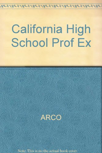 9780668044127: California high school proficiency examination (Arco test tutor)