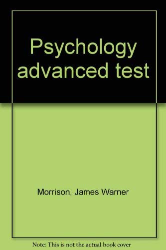 9780668047623: Psychology advanced test