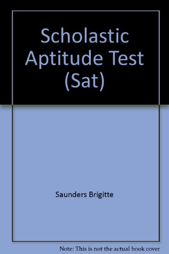 Imagen de archivo de Scholastic Aptitude Test (Sat) a la venta por ThriftBooks-Dallas