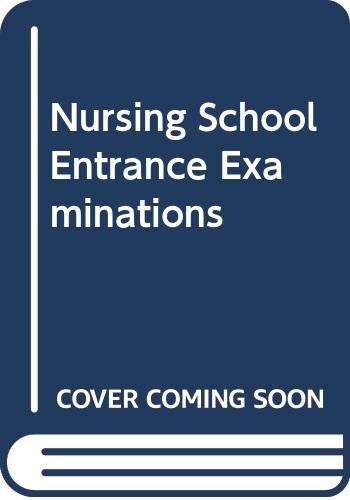9780668052177: Nursing School Entrance Examinations (Arco Nursing & Allied Health Programs Entrance Exams)