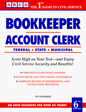Stock image for Bookkeeper-Account Clerk for sale by Better World Books: West