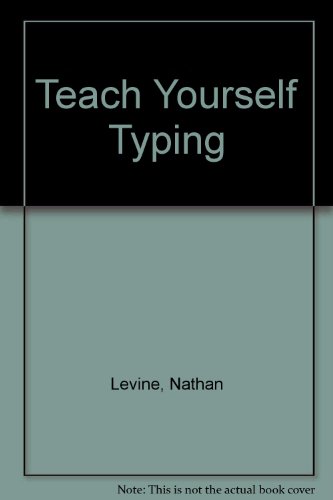 Imagen de archivo de Teach Yourself Typing a la venta por ThriftBooks-Atlanta