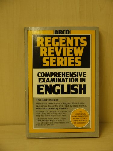 Beispielbild fr Comprehensive Examination in English (Arco Regents Review Series) zum Verkauf von Redux Books