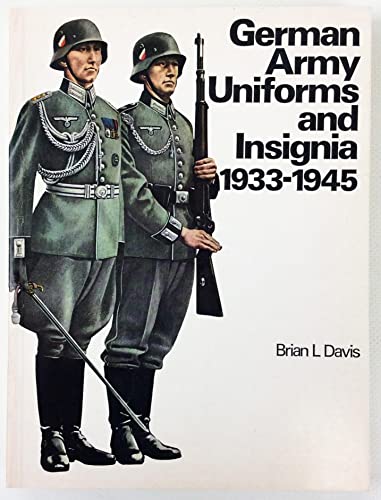 Stock image for German Army Uniforms and Insignia, 1933-1945 for sale by beneton