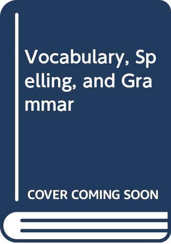 Vocabulary, Spelling, and Grammar (9780668058063) by Miller, Walter James; Morse-Cluley, Elizabeth