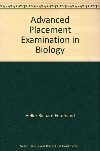 9780668064729: Advanced placement examination in biology