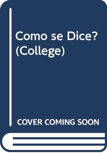 Stock image for Co mo se dice .? (Spanish Edition) for sale by HPB-Red