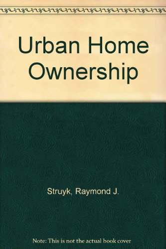Stock image for Urban Home Ownership for sale by Better World Books