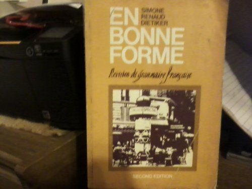 Imagen de archivo de En bonne forme: Re?vision de grammaire franc?aise (French Edition) a la venta por Wonder Book