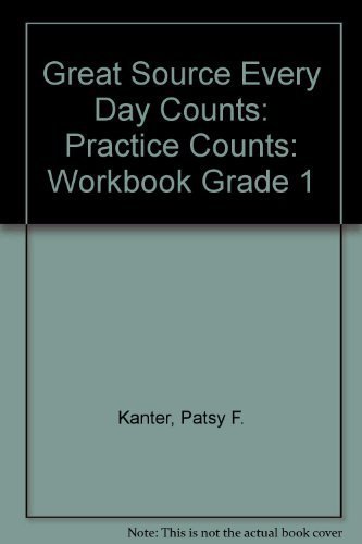 Stock image for Workbook Grade 1: Second Edition (Great Source Every Day Counts: Practice Counts) for sale by HPB-Red