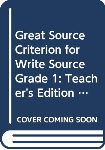 Great Source Write Souce Next Generationflorida: Teacher's Edition Grade 1 (Write Source Generation III) (9780669009118) by [???]