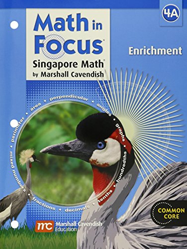 Stock image for Math in Focus: Singapore Math Enrichment, Book A Grade 4 for sale by BooksRun