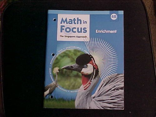 Imagen de archivo de Math In Focus, Singapore Approach, Grade 4B: Enrichment (2009 Copyright) a la venta por ~Bookworksonline~