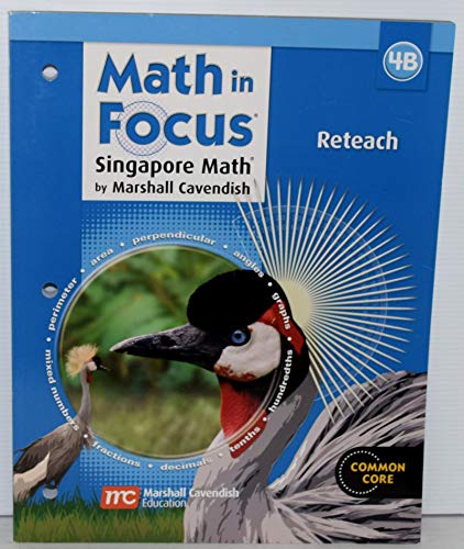 Stock image for Math in Focus: Singapore Math Reteaching, Book B Grade 4 for sale by Front Cover Books