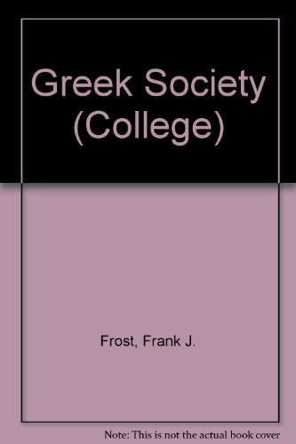Stock image for Greek Society (College) for sale by Wonder Book