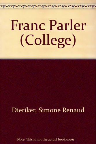 Beispielbild fr Franc-Parler. zum Verkauf von Le-Livre