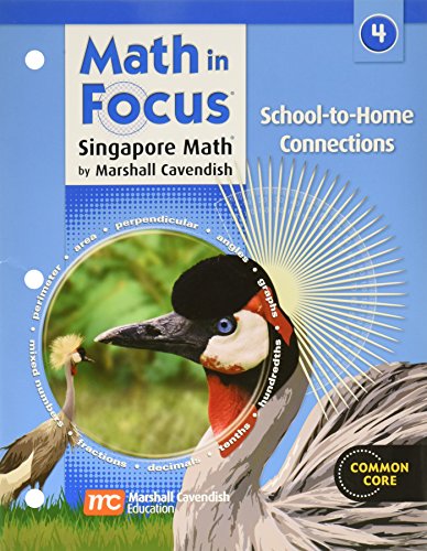 9780669027655: Math in Focus: Singapore Math School-to-Home Connections Grade 4