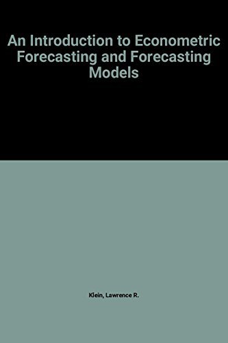 Beispielbild fr An Introduction to Econometric Forecasting and Forecasting Models zum Verkauf von HPB-Red