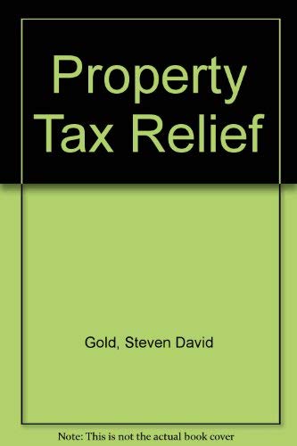 Beispielbild fr Property Tax Relief zum Verkauf von Better World Books