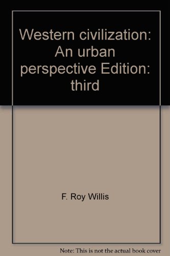 Stock image for Western Civilization : An Urban Perspective for sale by Better World Books: West