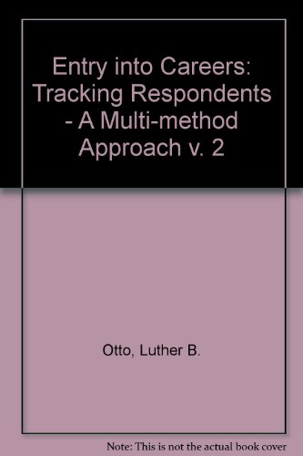 Imagen de archivo de Tracking Respondents : A Multi-Method Approach a la venta por Better World Books