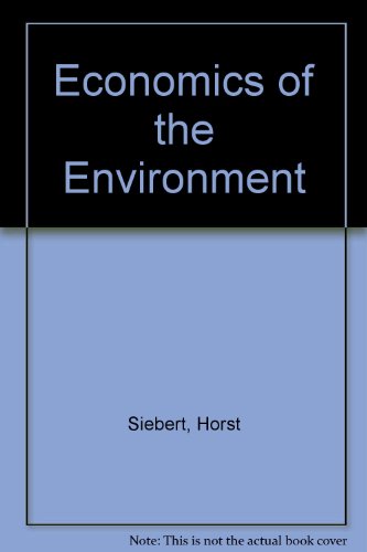 Stock image for Economics of the environment for sale by Wonder Book