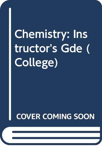 Chemistry: Instructor's Gde (College) (9780669045550) by Steven S. Zumdahl; Kenneth C. Brooks