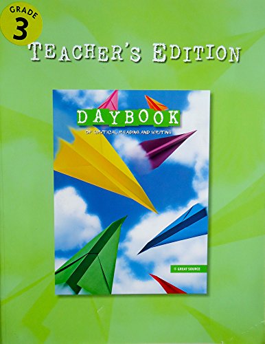 Stock image for Daybook of Critical Reading and Writing: Teacher's Edition Grade 3 Language Arts 2008 for sale by BEST_TEXTBOOKS_DEALS