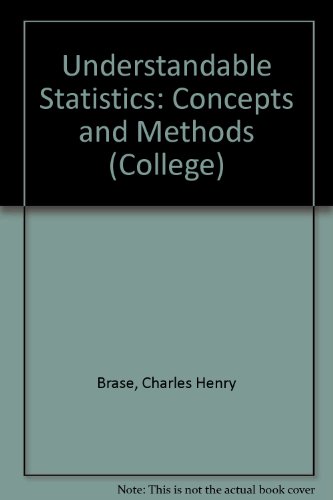 Beispielbild fr Understandable Statistics: Concepts and Methods (College) zum Verkauf von The Book Cellar, LLC