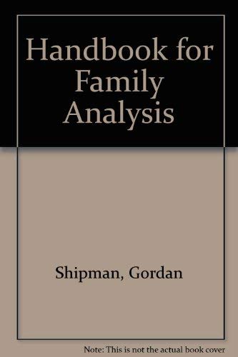 Stock image for Handbook for Family Analysis for sale by Better World Books