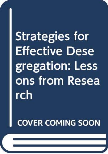 9780669057225: Strategies for Effective Desegregation: Lessons from Research