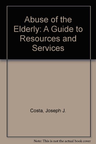 Imagen de archivo de Abuse of the Elderly a la venta por Better World Books