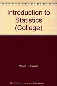 Imagen de archivo de Introduction to Statistics (College) a la venta por Wonder Book