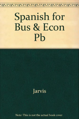 Beispielbild fr Spanish for Bus & Econ Pb zum Verkauf von HPB-Red