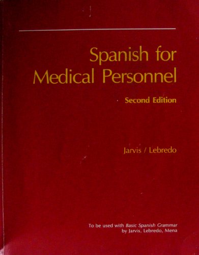 Beispielbild fr Spanish for Medical Personnel zum Verkauf von HPB-Red