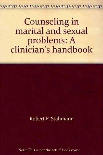 Stock image for Counseling in marital and sexual problems: A clinician's handbook for sale by HPB-Red