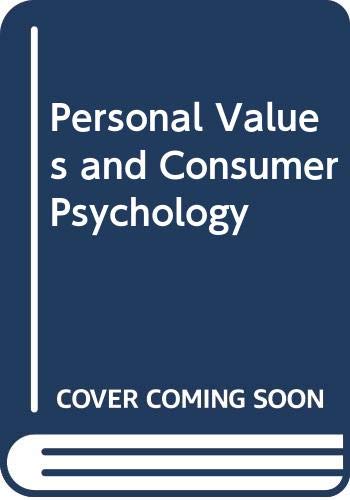 9780669069372: Personal Values and Consumer Psychology