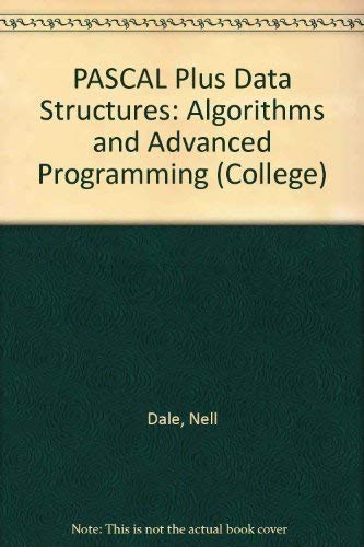 9780669072396: Pascal Plus Data Structures, Algorithms, and Advanced Programming