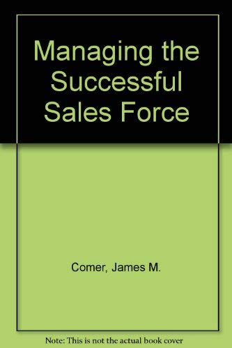 Imagen de archivo de Managing Effective Sales Personnel a la venta por Better World Books