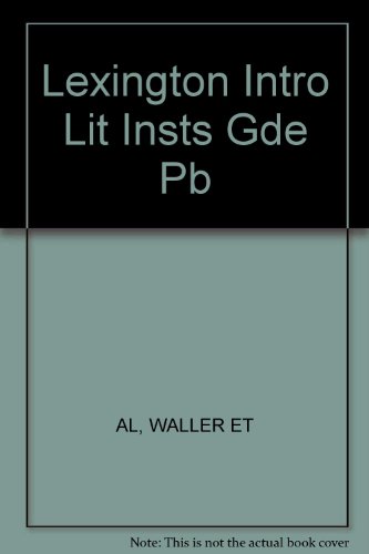 Stock image for Lexington Intro Lit Insts Gde Pb for sale by Irish Booksellers