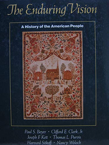 Imagen de archivo de The Enduring Vision : A History of the American People a la venta por SecondSale