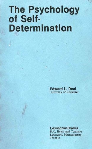 Imagen de archivo de The Psychology of Self-Determination a la venta por ThriftBooks-Dallas