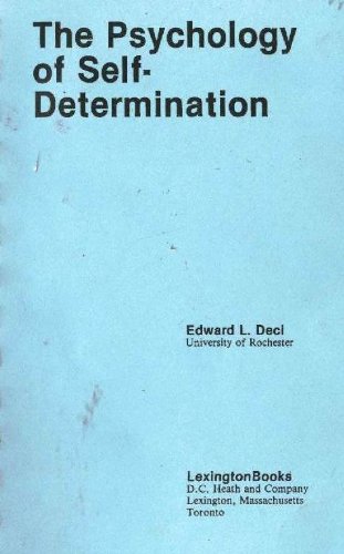 9780669098136: The Psychology of Self-Determination