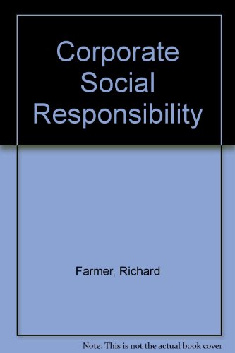 Beispielbild fr Corporate Social Responsibility zum Verkauf von BookHolders