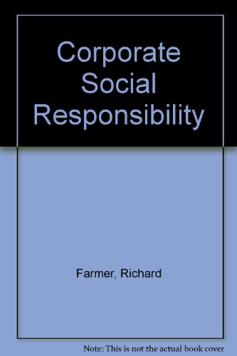 Stock image for Corporate Social Responsibility for sale by BookHolders