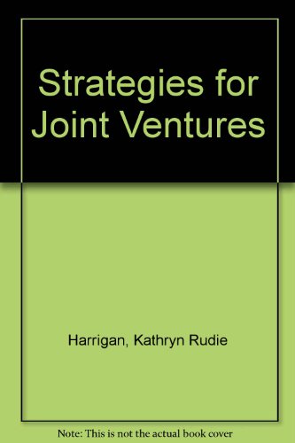 Beispielbild fr Strategies for Joint Ventures zum Verkauf von Ammareal