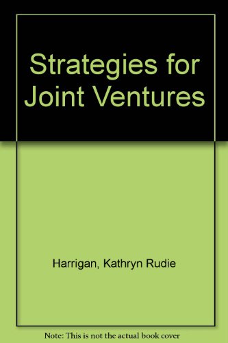 Stock image for Strategies for Joint Ventures for sale by Irish Booksellers