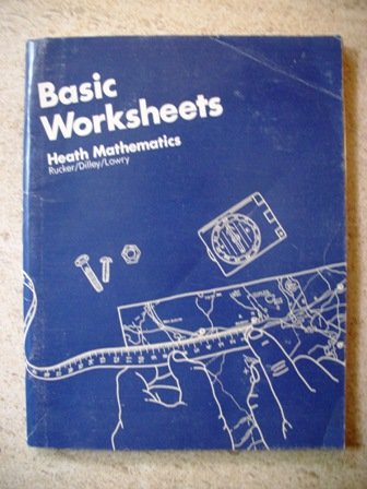 Beispielbild fr Basic Worksheets: Heath Mathematics (Heath Mathematics) zum Verkauf von Books From California