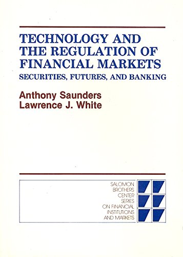 Beispielbild fr Technology and the Regulation of Financial Markets zum Verkauf von Better World Books